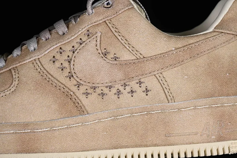 All categories Nk Air Force 1 Air Force series Nk Air Force 1 Low Air Force low top Pure original Nk Air Force 1'07 Low "Nai Ke Cha" Tea theme Longjing tea Air Force 1 low top casual sneakers DV4246-211